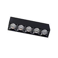 Точечный светильник Nowodvorski 10058 MIDI LED BLACK 20W 4000K CN TR, код: 7733823