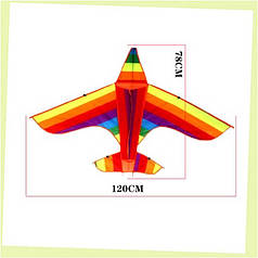 Повітряний змій C 52194   "Літачок", 120х78см   ish