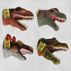 Голова на руку Q 9899-782   “Динозаври”, 4 види, гумові, 1шт в пакеті, ВИДАЄТЬСЯ ТІЛЬКИ МІКС ВИДІВ   ish
