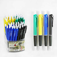 Набір кулькових ручок D 35195 ЦІНА ЗА 60 ШТУК У БЛОЦІ, синя паста, товщина 1.0 мм ish