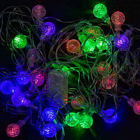 Гірлянда світлодіодна Кульки С 31299 28 лампочок, 5 метрів, мультиколор ish