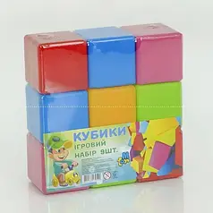 Гр Кубики великі 9 шт. 14066   "M Toys"   ish