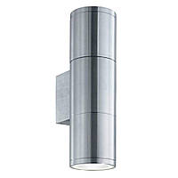Уличный настенный светильник Ideal Lux Gun AP2 Small Alluminio (id033013) BM, код: 1343989