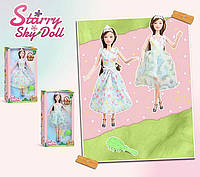 Лялька SK 052 A висота 31 см, знімний одяг та взуття, щітка для волосся, в коробці ish