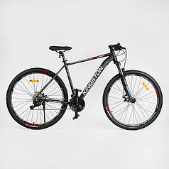 Велосипед Спортивный Corso “Kingston” 29" KN-29125   рама алюминиевая 21``, оборудование L-TWOO 27 скоростей, собран на 75   ish