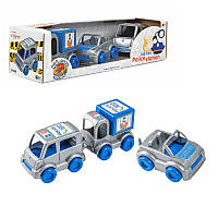 Гр Набір машинок "Kids cars" 39548 "Tigres", "Поліція", в коробці ish