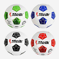 М`яч футбольний C 56001 4 види, вага 310-330 грамів, м`який PVC, гумовий балон, розмір №5 ish