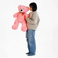 Гр М`яка іграшка "Ведмедик" колір рожевий В22572 висота 1 м (1) у пакеті