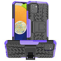 Чехол Armor Case Samsung Galaxy A03 Violet AG, код: 8109901