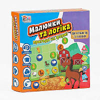 Гр Настольная игра "Малюнки та логіка - Пригоди на фермі" UKB-B 0031 "4FUN Game Club" на украинском языке, в