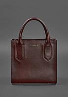 Кожаная женская сумка-кроссбоди бордовая BlankNote z113-2024