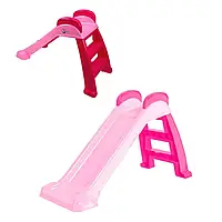 Гр Горка для катания 120 см. 8041 (1) цвет розовый "Technok Toys"