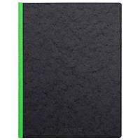 Блокнот А4 черный нелинованный Brunnen FACTplus 96 листов зеленый корешок VK, код: 2477181