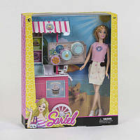 Кукла 7732 С2 (48/2) "Магазин на колесах", акессуары, питомец, в коробке
