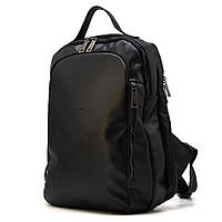 Городской черный рюкзак GA-3072-3md TARWA кожа Наппа Отличное качество
