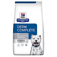 Корм Hill's Prescription Diet Canine Derm Complete Mini сухой для собак малых пород при пищев NX, код: 8451604