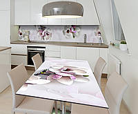 Наклейка 3Д виниловая на стол Zatarga «Цветущая нежность» 600х1200 мм для домов, квартир, сто IN, код: 6444714