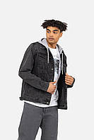 Мужская джинсовая куртка цвет темно-серый ЦБ-00245485