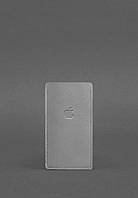 Кожаный чехол для iPhone 12 Серый BlankNote z113-2024