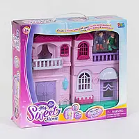 Будиночок ляльковий 16589 2 поверхи, 2 фігурки персонажів, світло, звук, на батарейках, в коробці ish
