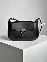 Pinko Mini Love Bag Saddle Simply Black 27 х 18 х 6 см женские сумочки и клатчи высокое качество