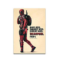 Постер Дэдпул Премьера Фильма - Марвел Deadpool Marvel (6858) My Poster ET, код: 8345324