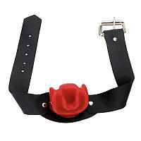 Кляп для флирта Natural Latex Mouth Plug Red Bdsm4u AG, код: 8379967