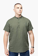 Рубашка классическая однотонная мужская Stendo 14217 M Хаки (2000989627739) z113-2024