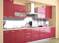 Наклейка на скинали Zatarga на кухню «Розовое озеро Краски» 650х2500 мм виниловая 3Д наклейка ET, код: 5868180