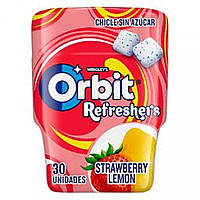 Жевательная резинка ORBIT CHICLES STRAWBERRY LEMONREFRESHERS, оригинал. Доставка от 14 дней