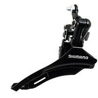 Передний переключатель Shimano FD-TZ30 нижняя тяга 28.6мм Черный (FD-TZ30-down1) DL, код: 7935077