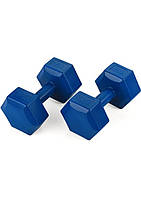 Набор композитных гантелей Gymtek 2х5 кг темно-синий VK, код: 7995101