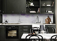 Наклейка виниловая кухонный фартук Zatarga Сиреневая Нежность 650х2500 мм ET, код: 5567086