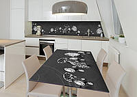 Наклейка 3Д виниловая на стол Zatarga «Идеальный алмаз» 600х1200 мм для домов, квартир, столо ET, код: 6440365