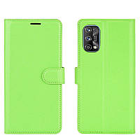 Чехол-книжка Litchie Wallet для Realme 7 Pro Green MY, код: 6761830