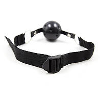 Бдсм кляп черный Knebel-Easy Breathable Ball Gag Bdsm4u AG, код: 8370761