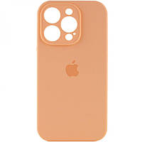 Чехол с защитой камеры Silicone Case Full iPhone 14 Pro Chalk Pink AG, код: 8215872