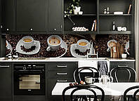 Наклейка виниловая кухонный фартук Zatarga Кофе в зернах 600х2500 мм NX, код: 5570551