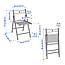 Стілець складний IKEA FRÖSVI чорний масив бука 105.343.18, фото 7