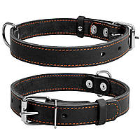 Ошейник Collar одинарный 35мм 48-63см Черный LW, код: 7561608