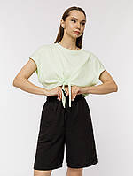 Короткая женская футболка S салатовый SO SWEET ЦБ-00219339 NB, код: 8420893