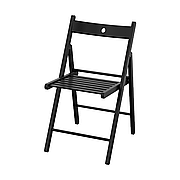 Стілець складний IKEA FRÖSVI чорний масив бука 105.343.18