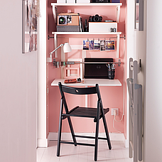 Стілець складний IKEA FRÖSVI чорний масив бука 105.343.18, фото 3