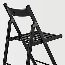 Стілець складний IKEA FRÖSVI чорний масив бука 105.343.18, фото 6