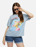 Женская футболка оверсайз M голубой SO SWEET ЦБ-00219317 BM, код: 8420872