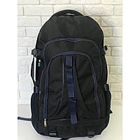 Рюкзак туристический походный VA T-02-3 65л Черный с синим (009223) TH, код: 2399709
