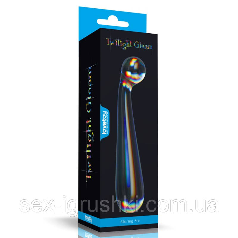 Скляний дилдо Twilight Gleam Glass Dildo Alluring Arc ST62912
