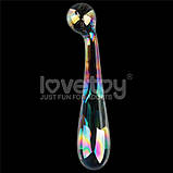 Скляний дилдо Twilight Gleam Glass Dildo Alluring Arc ST62912, фото 3