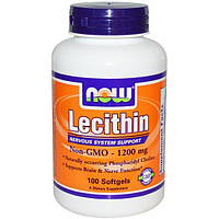 Лецитин Now Foods Lecithin 1200 mg 100 Softgels GT, код: 7518418