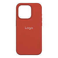 Чехол Spase Silicone Case Full Size AA iPhone 15 Pro Red AG, код: 8215420